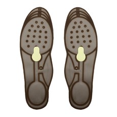 에어 워킹 맛사지 깔창 (HKN 04), [상품선택], 브라운 (특대), 본상품선택