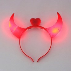 LED 악마 머리띠 행사머리띠 파티용품머리띠