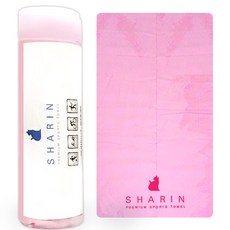샤린 고급 습식 타월 스포츠 습식 타올 수영 수건, 1개, 기본대형핑크