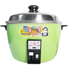 永新 15人份多功能保溫電鍋 內鍋不鏽鋼電鍋(三色)QQ-15S, 綠