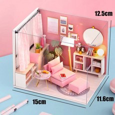 인형의집 키드크래프트 장난감 집 인형집 프린세스 하우스 원목, H-017-B With Cover