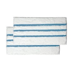 [호환] 우리비즈 만능 스팀 청소기 걸레 패드 극세사 찌든때 물걸레 한경희 블랙앤데커 홈앤아트, 2개, 찌든때용