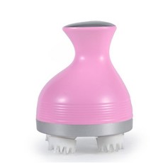 電動頭部按摩儀 四頭按摩 紓壓放鬆, 粉色