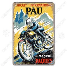 모터 스포츠 포스터 금속 주석 표지판 빈티지 오토바이 레이싱 플라크 벽 예술 장식 차고 클럽, 20x30cm, 28