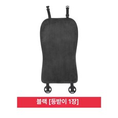 자동차시트커버 랜드로버전용 시트커버 벨벳 시트 쿠션 카시트커버, 1개, [등받이 - 앞뒤 공용] 블랙 1개