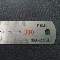 일본제 정품 후지 유광 30cm 쇠자 스텐자 설계자 퍼팅연습 공식대리점