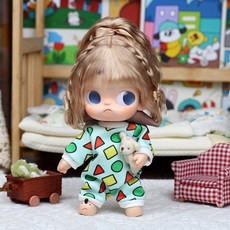 팝마트 지거 Zsiga 20cm 액션 피규어 관절인형 인형옷 인형불포함, 일반포장, 그린 점프수트 (곰 제외)