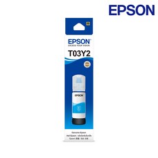 엡손 정품 잉크 T03Y200 파랑 청록 L6190 L4150 L6160 L6170, 1개