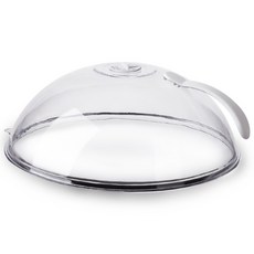 微波爐加熱蓋 微波爐蓋 保鮮蓋 防濺食物罩 飯菜罩 盤蓋, 透明, 1個