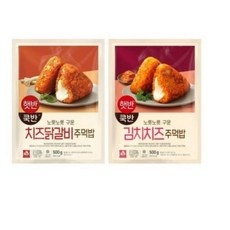 비비고 CJ 김치치즈 주먹밥 + 치즈 닭갈비, 500g, 1세트