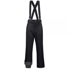 CREATMO US 여성용 스노우 팬츠 스키 빕 방수 단열 겨울 스노우보드 블랙. 266501 8764071056, Medium, 블랙