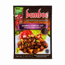 봄부 밤보에 삼발 고렝아티 54g King Food Bamboe SAMBAL GORENG ATI, 1개