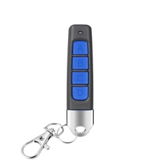 50PCS 4CH 원격 제어 433MHz 자동차 키 차고 문 게이트 오프너 원격 제어 복제 복제 코드 4 버튼 송신기, Blue 2