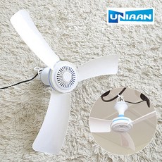 유니언 천장형선풍기 실링팬 USB 미니타프팬, 유니언 천장형 선풍기