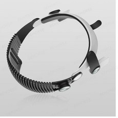 Oculus Quest 2 VR 교체용 헤드밴드용 조절 가능한 소프트 헤드스트랩 퀵 릴리스 통기성 헤드웨어 퀘스트 액세서리용, black, China Mainland