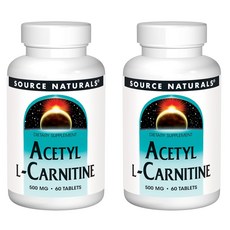 소스내츄럴스 아세틸 L-카르니틴 500mg 타블렛, 60개입, 2개, 60정