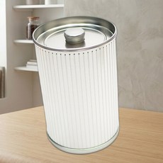 원통 보관함 차통 커피 보관통 실버 1.3L 뚜껑포함 틴케이스 쿠키 원두 건조식품 양념