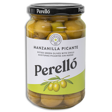페렐로 만자닐라 피칸테 올리브 병(유리), 1개, 350g