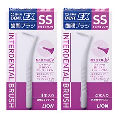 LION 숏브러쉬 치간칫솔 사이즈별, 1박스, 1개입, 0.8mm