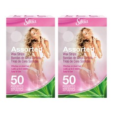 왁스스트립 50매 실키아 콤비네이션 제모패치 패드 테이프 셀프제모 1+1, 50개