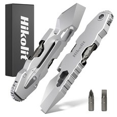 양방향 래칫 드라이버 병따개 육각 렌치 크로우바 캠핑 자전거 타기 하이킹 간단한 수리 아빠를 포켓 멀티 도구 프라이 바 멀티툴 선물, 1개