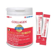 코오롱제약 화이트닝 저분자 피쉬콜라겐 히알루론산 필수 아미노산 피부 미백, 60g, 1개