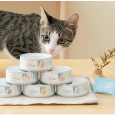 好味小姐 益生菌80克, 1個, 半濕食主食罐-四種魚(白肉)