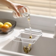 음식물 추비망 배치대화이트 + 추비망 50p 세트, 1개