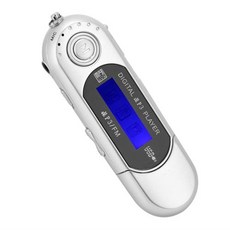 휴대용 MP3 플레이어 미니 블루투스 MP4 연속 재생 FM 라디오 USB 일체형 음악 LCD 화면 음성 메모리 블랙 블루 화이트, 1) WHITE, 2. WHITE, 1개