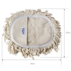 국산 순면소재 바닥 밀대걸레 리필 교체용, 1개