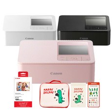 캐논 셀피 포토프린터 CP1500 + RP-108 인화지+ 조구만 한정판 패키지, 화이트