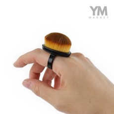 YM 손톱 청소 네일 브러쉬 미세모브러쉬, 1개, 블랙