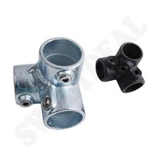 파이프클램프 128 파이프연결소켓 파이프부속, 50A/60.3mm/실버, 1개