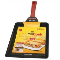 인덕션 후라이팬 사각팬 프라이팬 계란말이팬 23cm 코팅팬 계란 펜 말이팬 팬세트 파스타팬 후라이 dew+9197SS