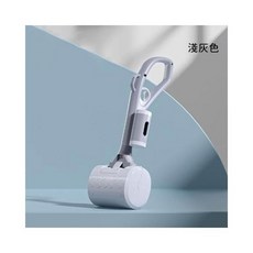 長柄寵物拾便器 糞便夾 鏟屎神器, 1個, 淺灰色