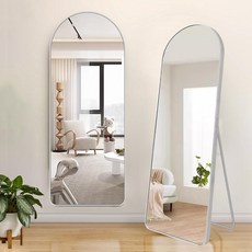 원트두 전신거울 스탠드 벽걸이 아치형 전신거울 1600, 실버
