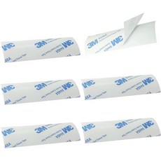 Kowibcl 6세트 흰색 수평 블라인드 수리 탭 교체용 슬랫 및 부품용 고정 장치1인치 W x 3인치 L