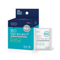 코디 데일리 항균 클리너 티슈 30p, 6개