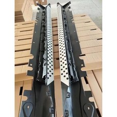 BMW X5 사이드스텝 보조 발판 풋페달 옆발판 자동차 사이드, 조명 없이, 3. X6 원형 페달 세트