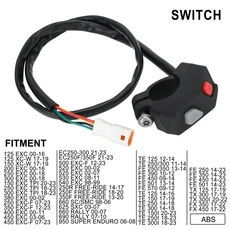 오토바이 액세서리 스위치 GASGAS KTM HONDA EC XCW EXCTPI FREERIDE SC RALLY SUPERENDURO TE TX FE FX, 01 China Mainland, 04 Right