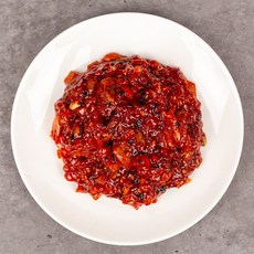 비빔오징어젓 밥도둑 젓갈 반찬 국내제조, 1개, 200g