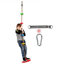 실내 밧줄 레크리에이션 야외 매달리기 운동 로프, 1개, 컬러 대형 접시 야외 패키지