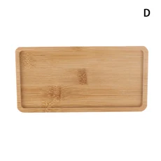 커피 머그잔 컵 매트용 대나무 받침 다육 식물 냄비 트레이 베이스 코스터 주방 정원 홈 장식 비누 디펜서, 02 D