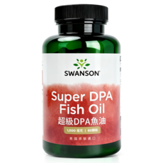SWANSON 美國斯旺森 超級DPA魚油 60顆 Omega-3 天然 1000mg 魚油 美國 原裝 進口, 1個