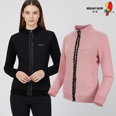 (여성)밍크본딩 집업 가디건_MMW4SG01