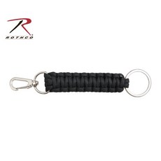ROTHCO 求生傘繩鑰匙圈, 黑色, 1個
