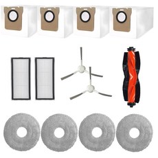 [호환] BNC INT 샤오미 X10+ X20+ B116CN 소모품 5종 SET 먼지봉투 물걸레 필터 브러쉬 더스트백 메인브러쉬, 1세트, 13개