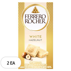 페레로로쉐 초콜릿 바 화이트, 90g, 2개