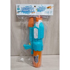 水槍格鬥士 加壓水槍 戲水玩具 適用年齡:8歲以上, 藍色, 1個