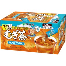 이토엔 미네랄 무기차 스틱형 100봉입 일본 보리차, 이토엔 더없이 건강한 미네랄 보리차 스틱 100개입 1, 800mg, 1세트, 100개입